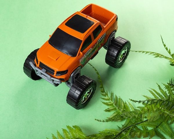 Automodelo com proteção de chassi instalada